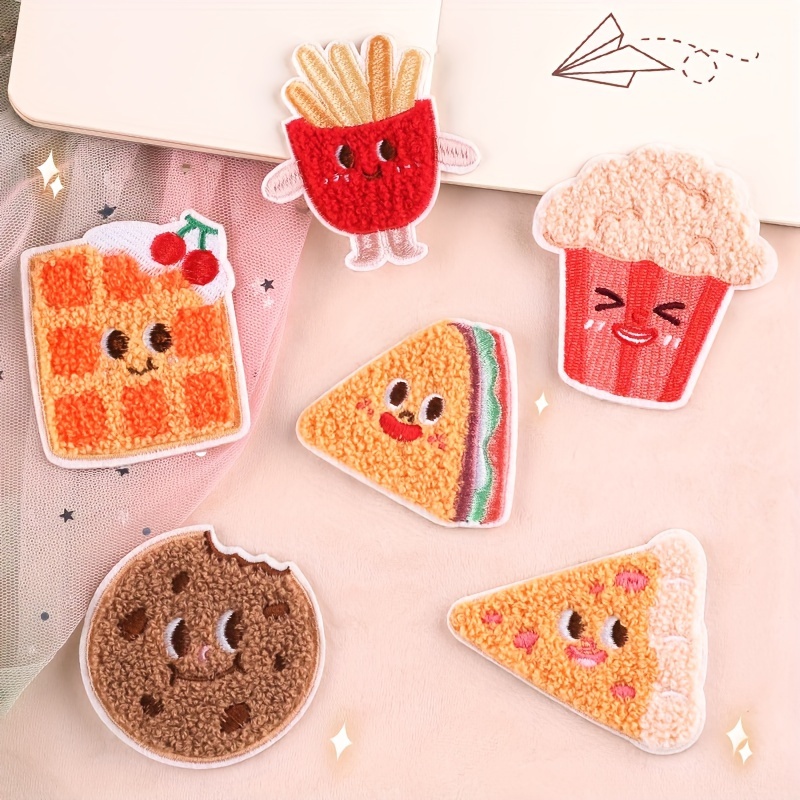 Food Sticker Self Adhesive Patches Pizza