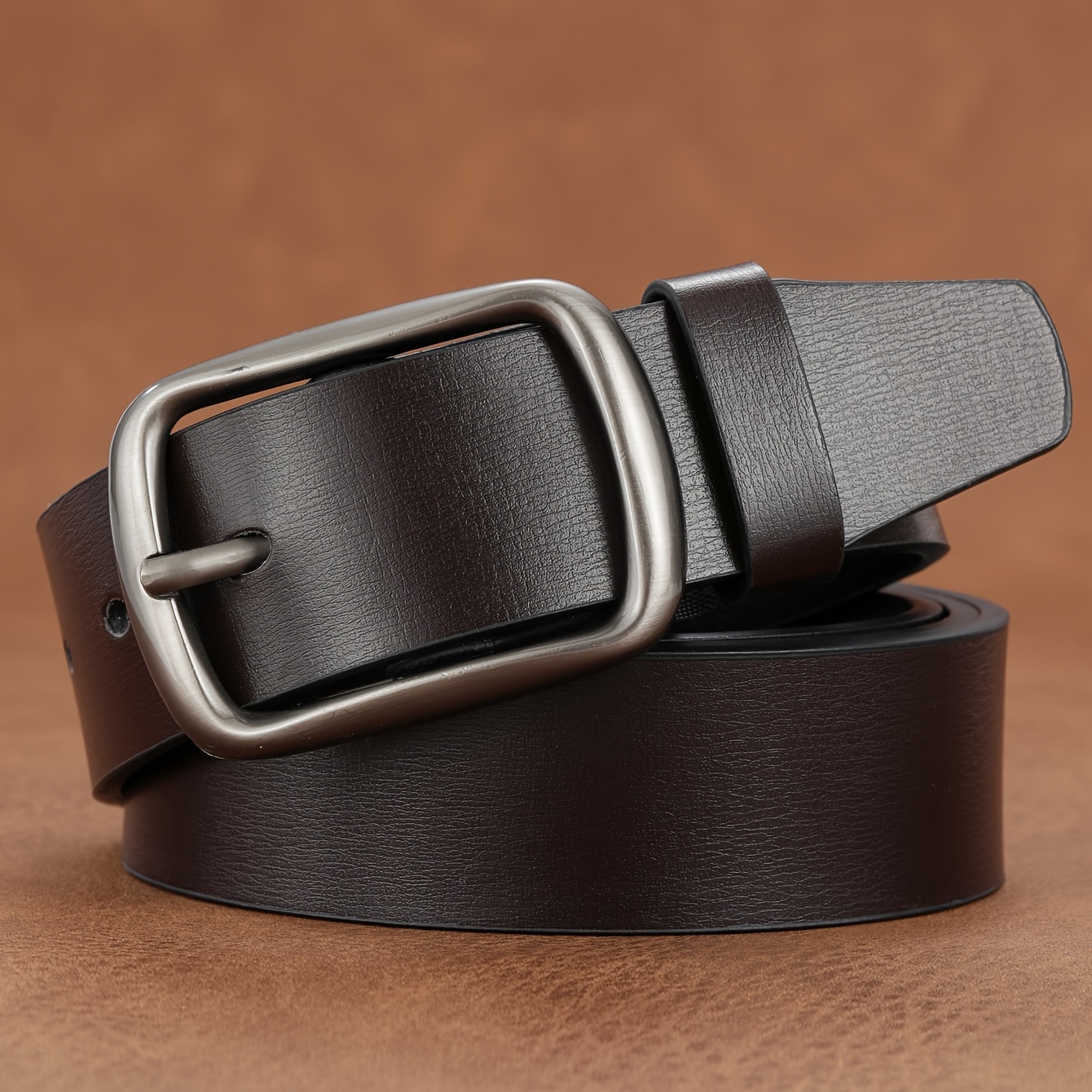 Coffee Leather Belt