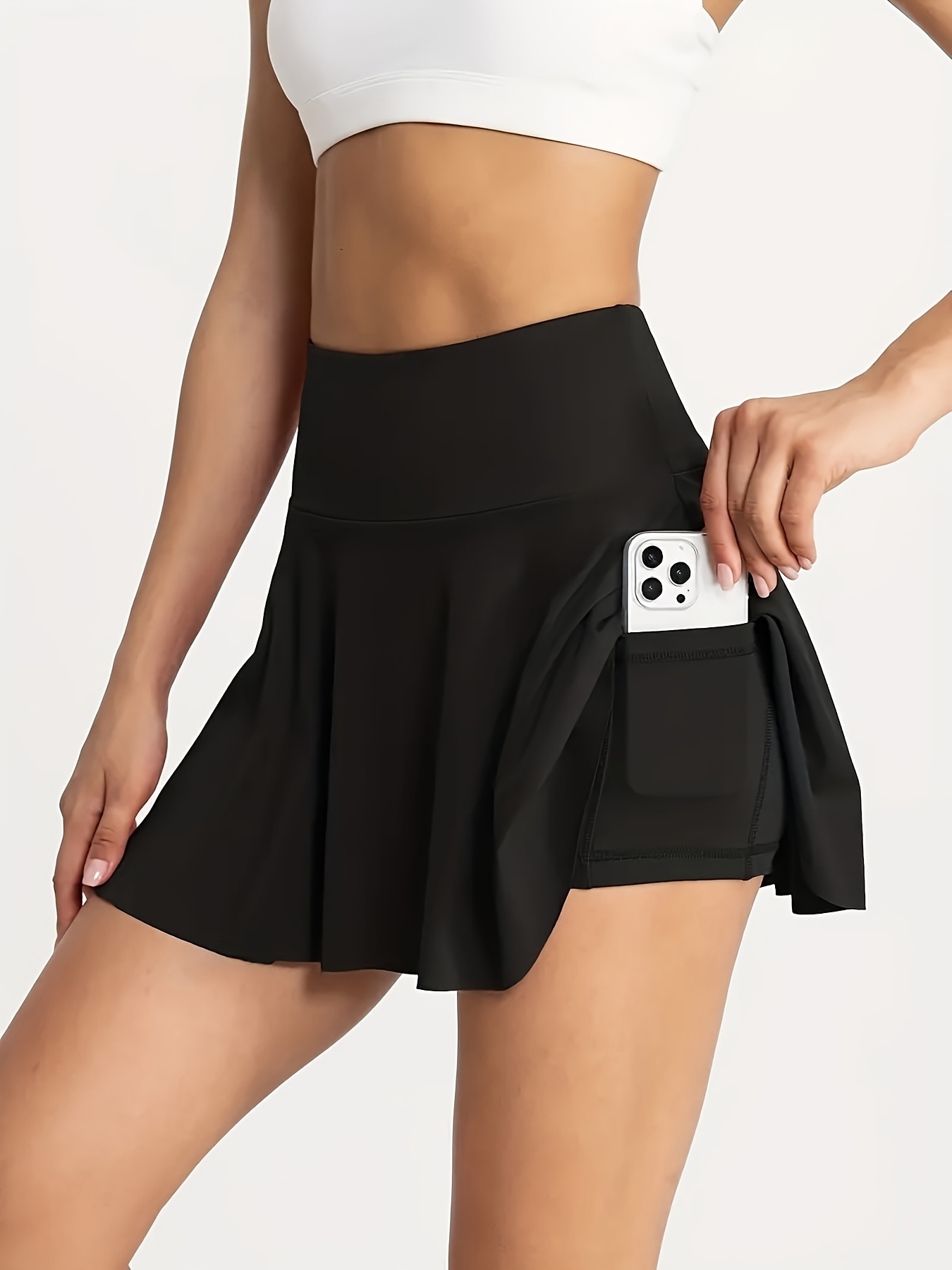 Womens Black Tennis Skirts & Dresses.