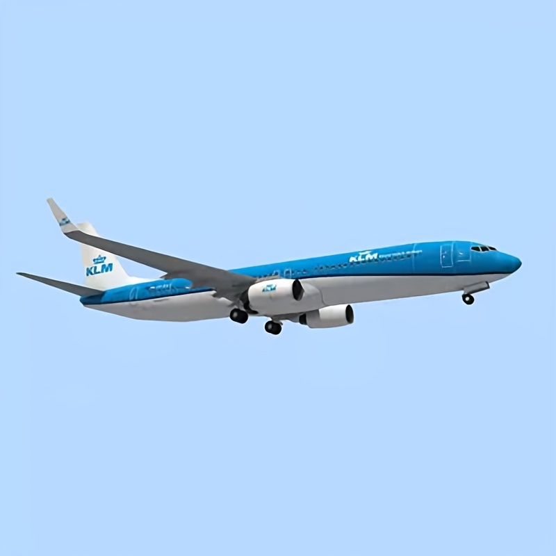 1/100 Dutch Airlines Boeing 737 Aircraft DIY Paper Model