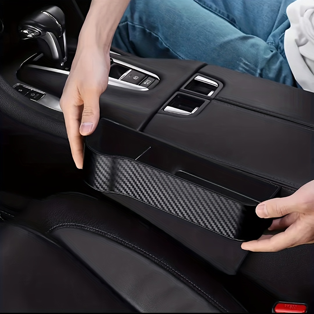 Car Seat Gap Filler Organizer Storage Box Cup Holder