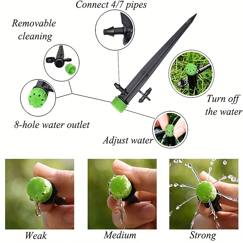 Adjustable Multi color Sprinkler Heads Perfect Gardening - Temu