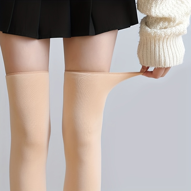 Women's Sporty Thigh High Socks Plus Size Extra Long Anti - Temu Canada