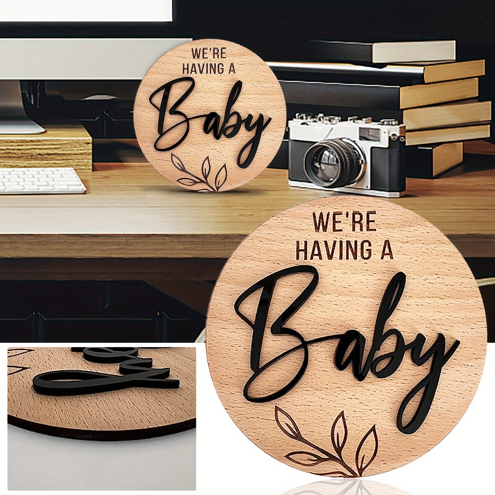 Pregnancy Announcement Coming Soon Sign Photo Props Maternity Photo Sign  Pregnancy Sign, Mommy to Be Baby Announcement