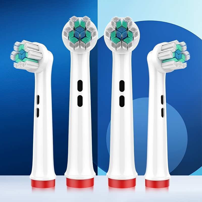 4pcs Set EB55 X Diamond Cleaning Type Electric Toothbrush Replacement Head For OralB