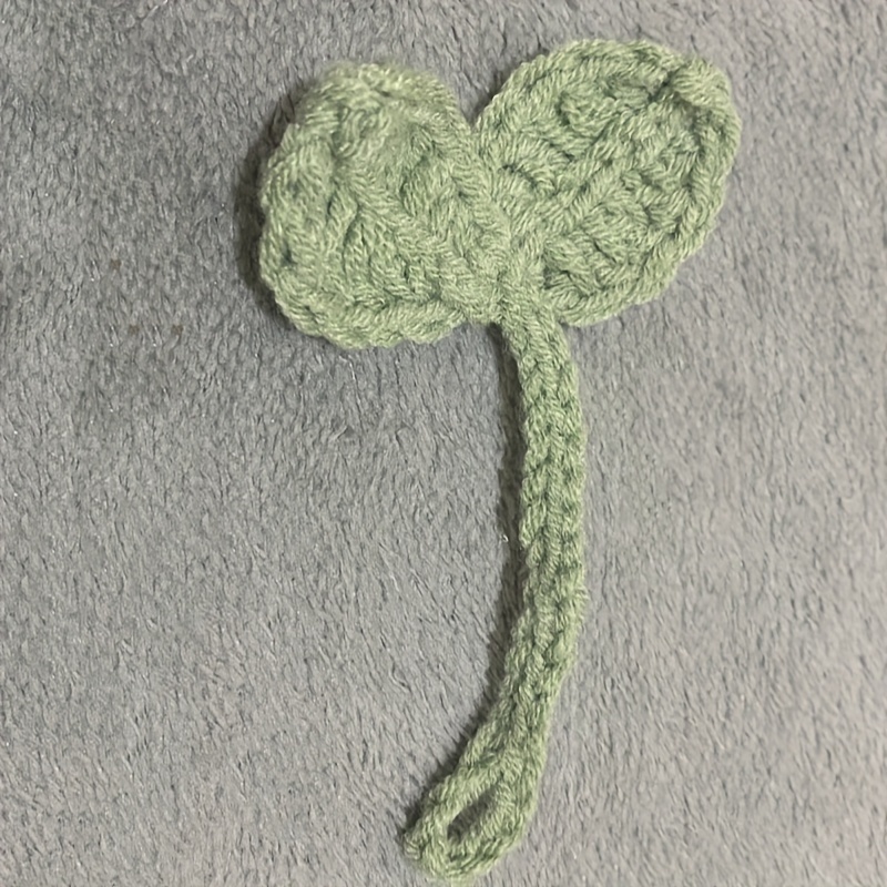 Crochet Sprout Headphone Accessory 