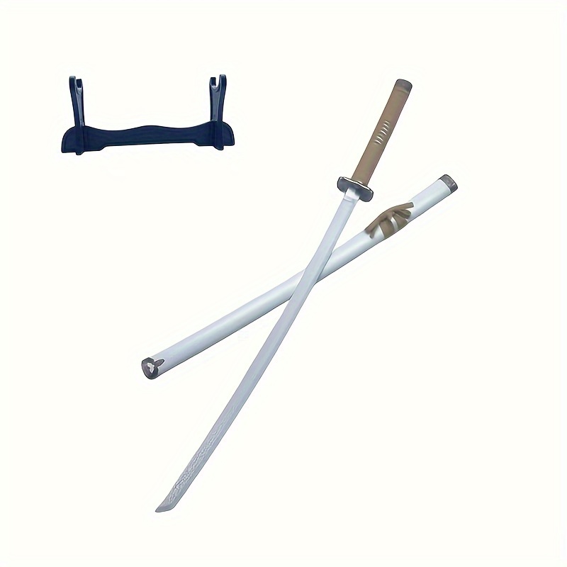 2 piezas de espada de madera samurái japonesa de juguete para espectáculos  de juguete Katana para niños de 5 años en adelante de 21 pulgadas de