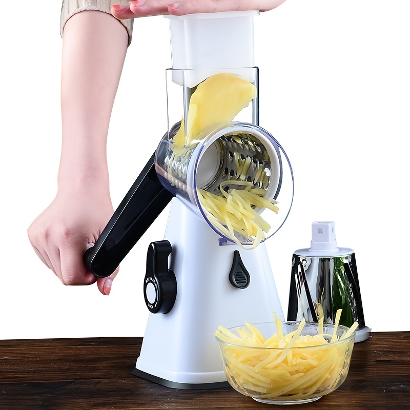Multifunctional Hand Crank Vegetable Cutter - Home Kitchen Potato Grat –  ChopChopChef