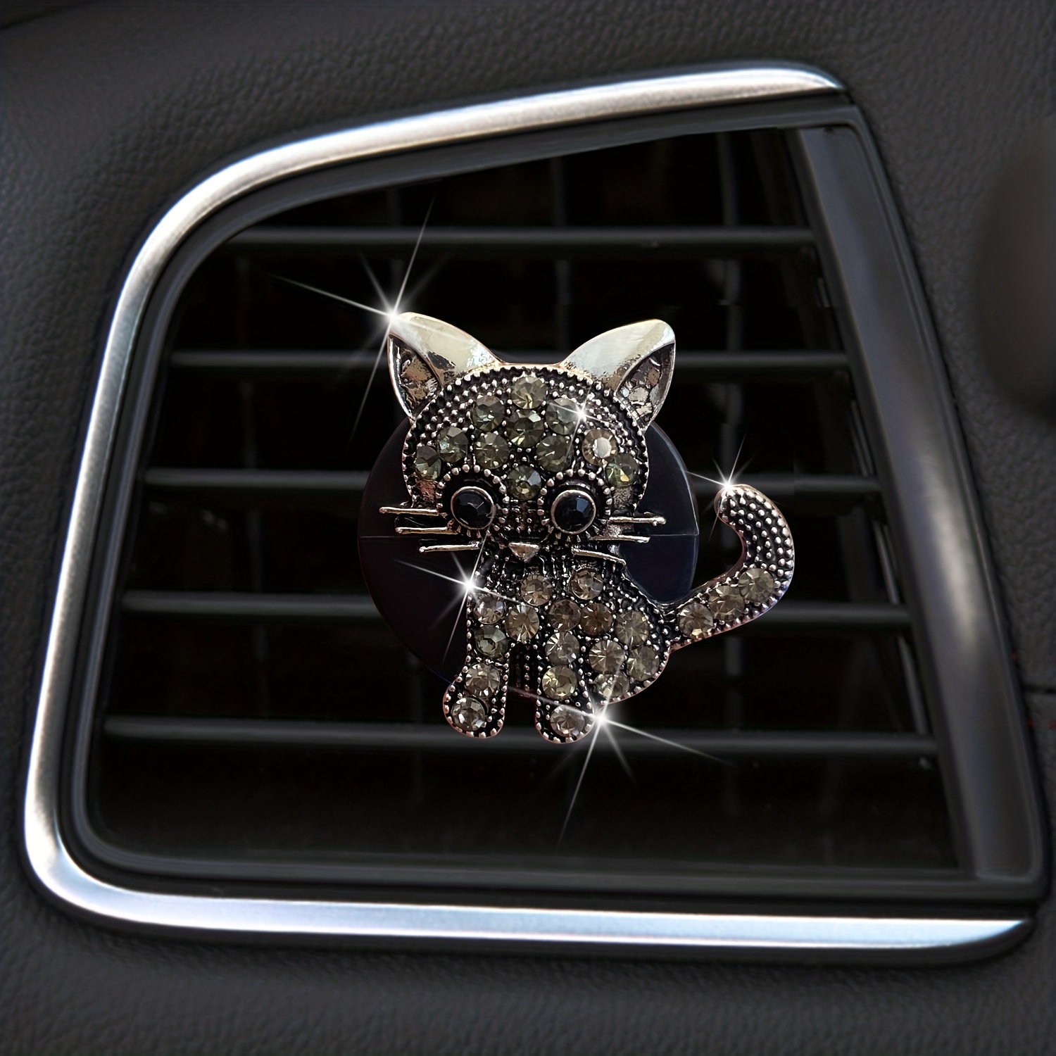 1pc Cat Design Car Aroma Diffuser Clip, Car Air Conditioner Air Outlet  Decoration Clip, Car Interior Decoration