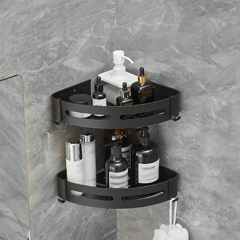 Corner Shower Shelves, Glass Bathroom Storage Rack, Shower Shelf