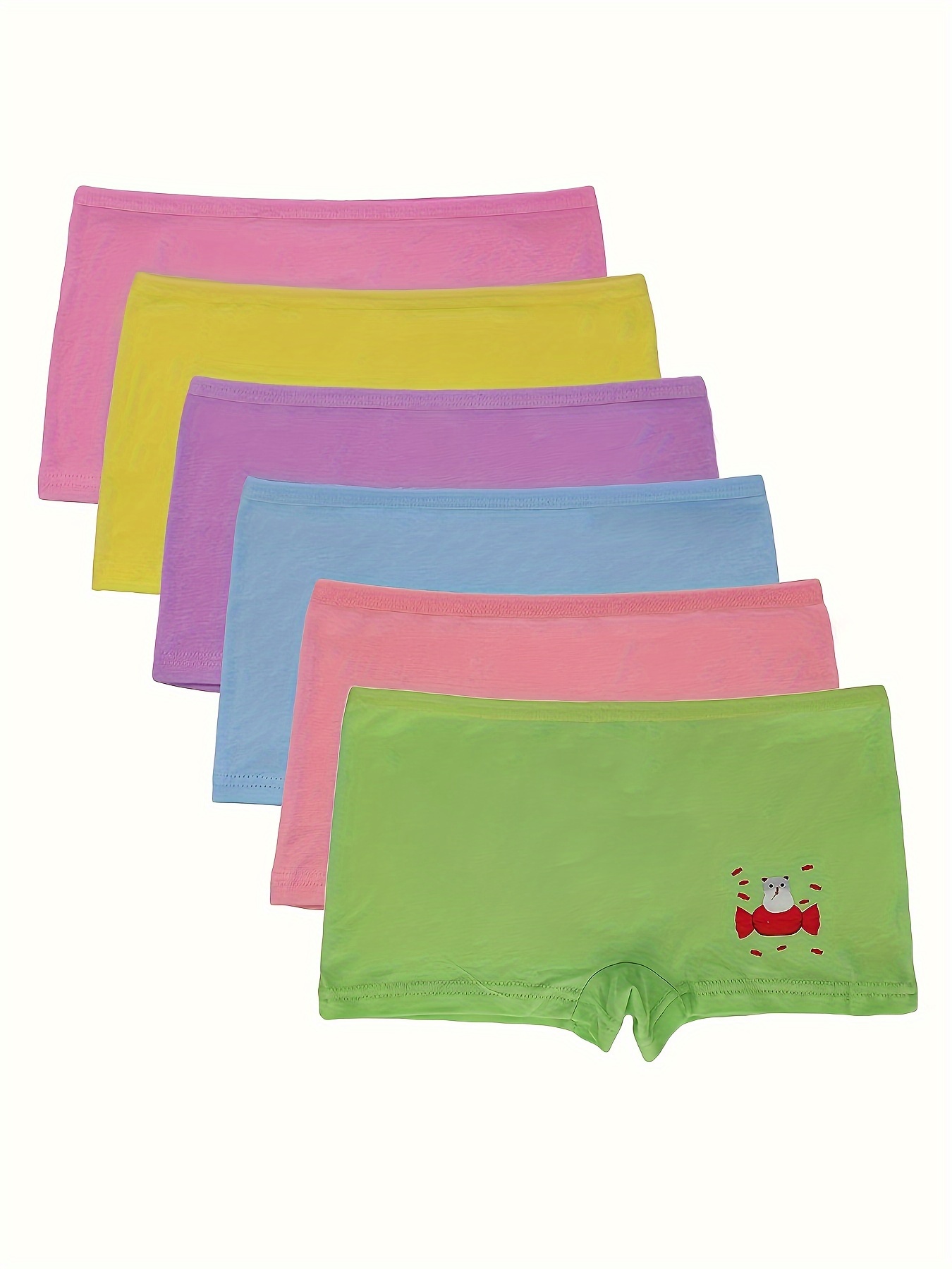 Kids Toddler Underwear Girls Panties 6/12PCS Baby Briefs Soft