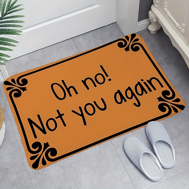 Welcome Mats For Front Door, Outdoor Entry Welcome Doormat, Non Slip Rubber  Mat For Home Indoor Farmhouse Funny Kitchen Mats Patio Full Brown - Temu