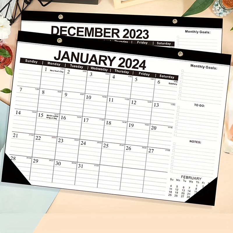 Toouee Calendario Scrivania 2023 2024 18 Mesi 17 X 12 - Temu Italy