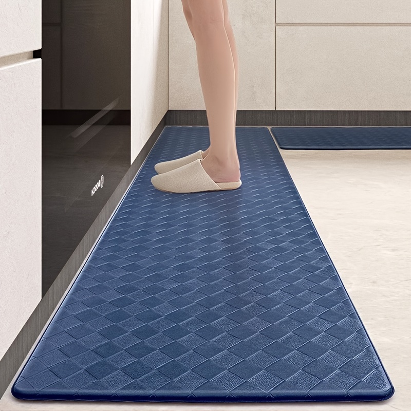 Kitchen Mat [2 PCS] Cushioned Anti-Fatigue Floor Mat, Waterproof Kitchen  Mats and Rugs Heavy Duty PVC Ergonomic Comfort Standing Foam Mat for  Kitchen