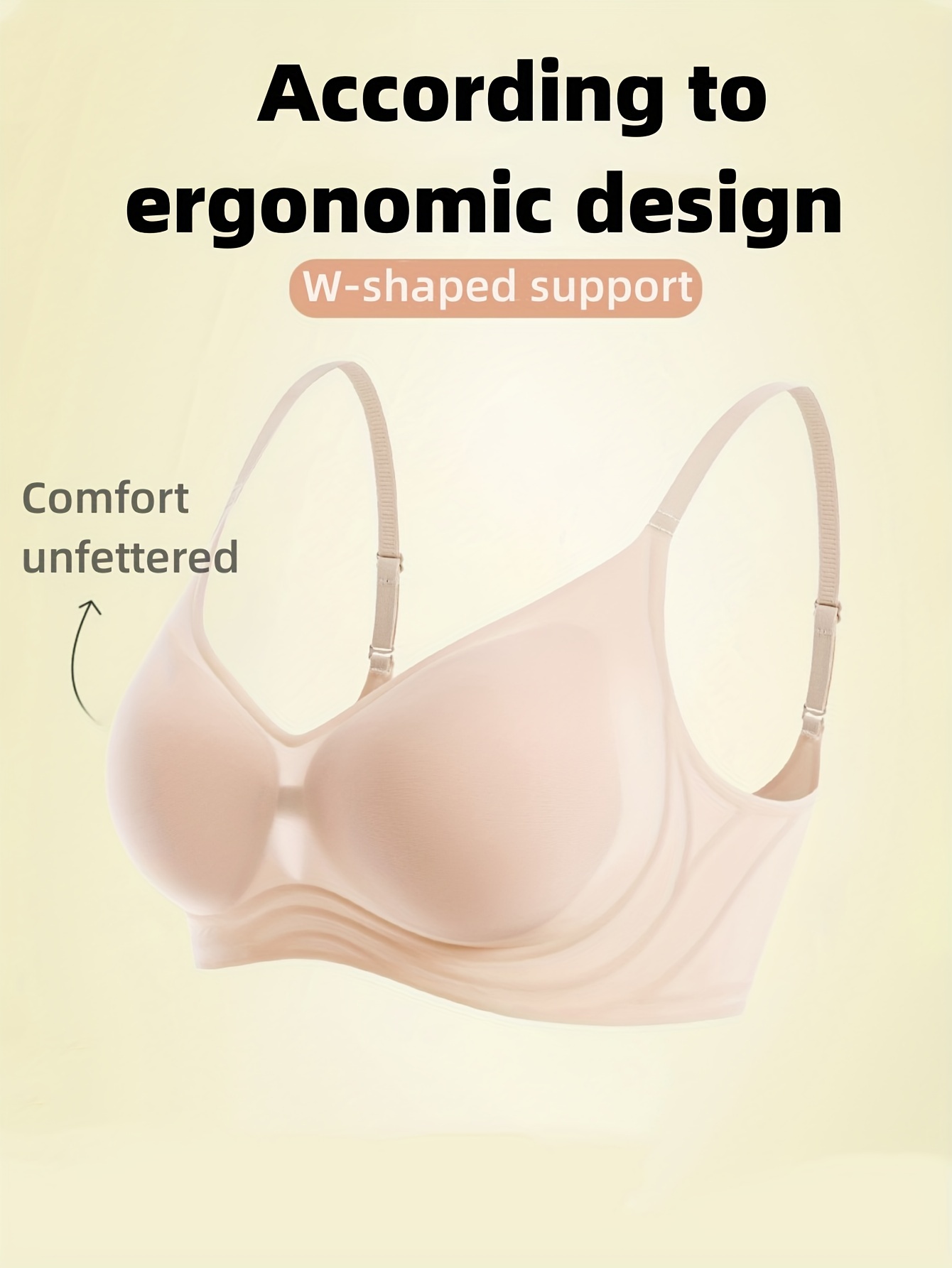 Solid Seamless Wire Free Push Up Bra Soft Bras for Women Double Breasted  Sexy Lingerie Comfort Breathable Bralette (Bands Size : 32(70AB), Color :  Coffee) : : Clothing, Shoes & Accessories