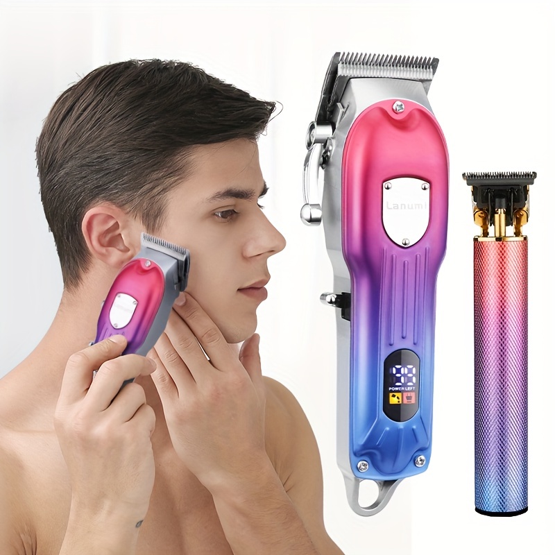 Professional Hair Clippers Cordless Hair Clippers For Men - Temu