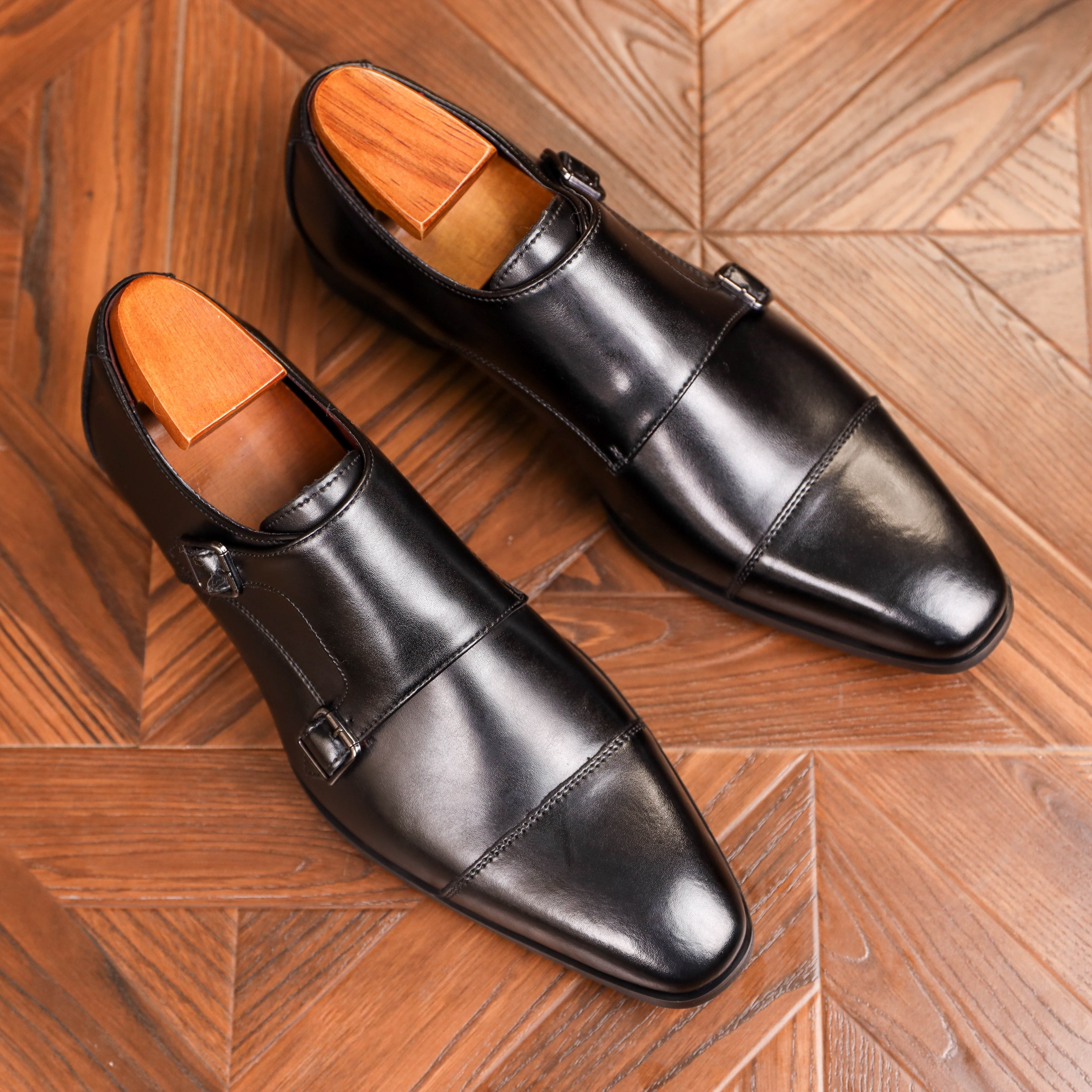 brown slip resistant dress shoes