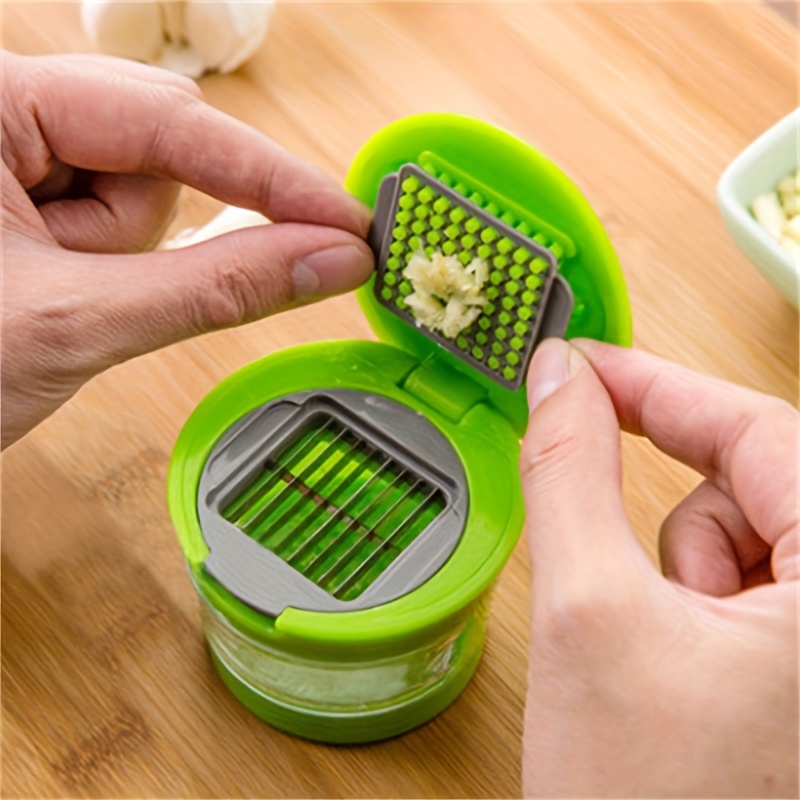 Plastic Garlic Press Garlic Cutter Creative And Portable - Temu