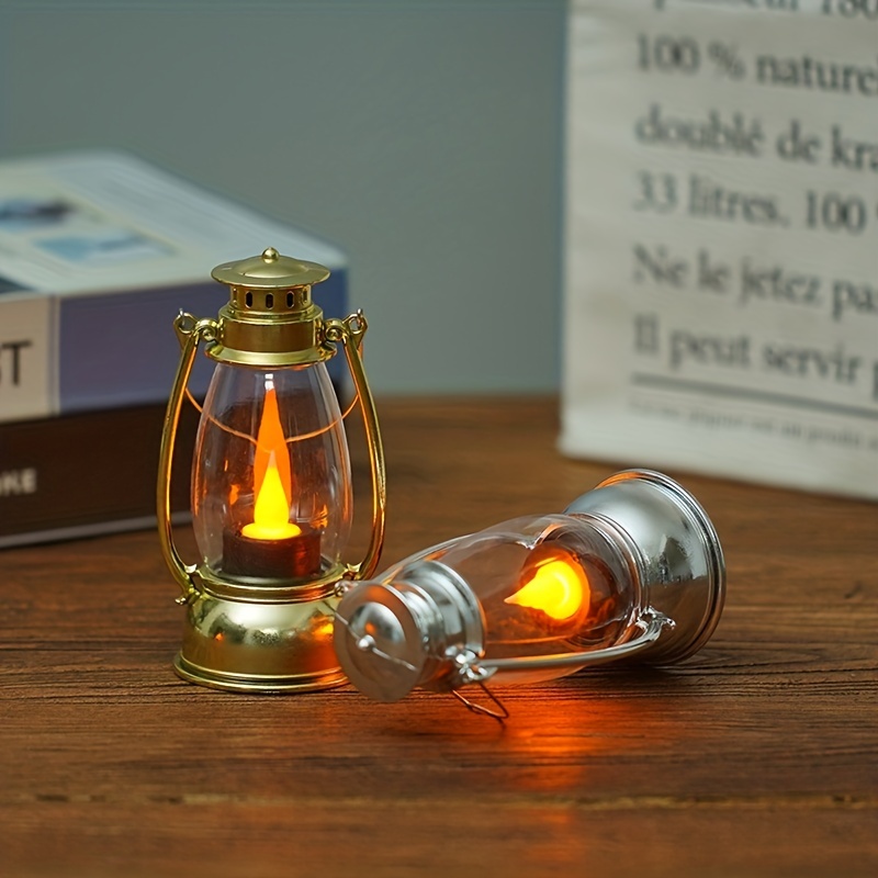 Flame Retro Lanterns Led Battery Powered Camping Lamp - Temu Canada