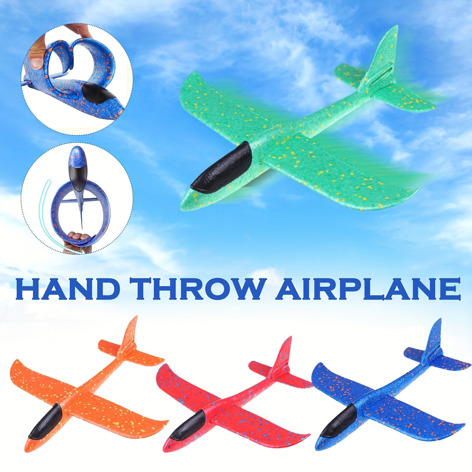 Foam hand cheap throw airplane