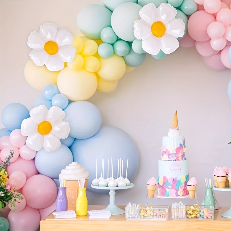 Globos de color rosa pastel de 12 pulgadas, 5 pulgadas, 70 globos de látex  para fiesta, globos de cumpleaños de color rosa macarrón, decoración de