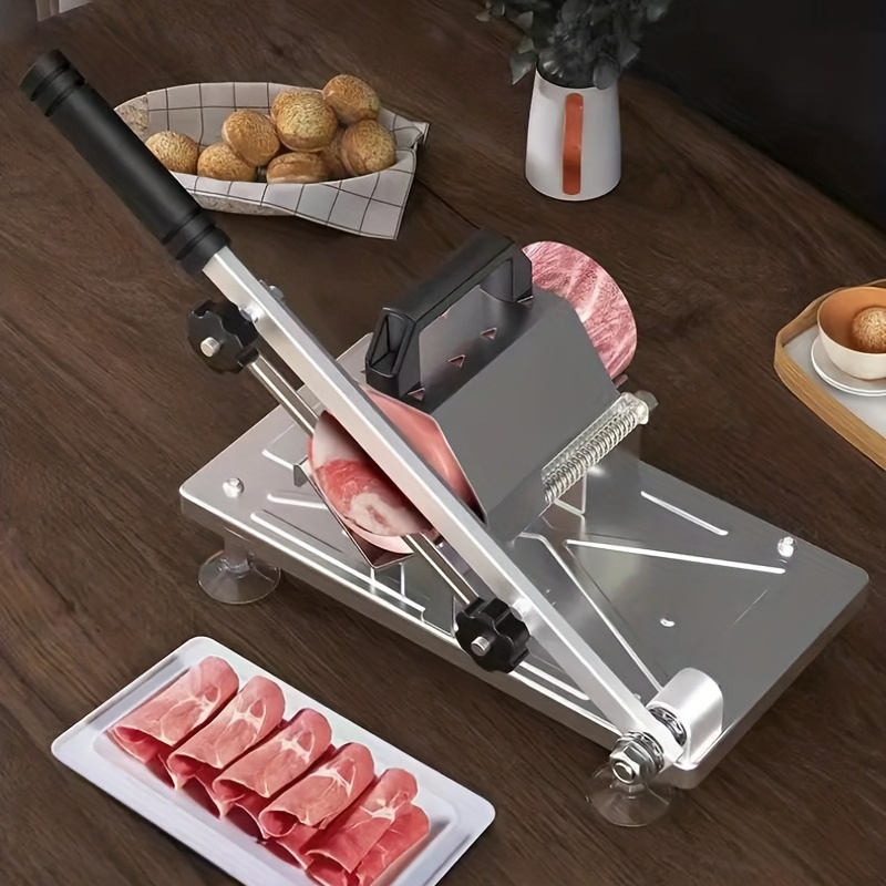 Household Meat Cutter Machine Electric Meat Slicer Mutton Roll Small Frozen Meat  Beef Slicer Cutting Machine