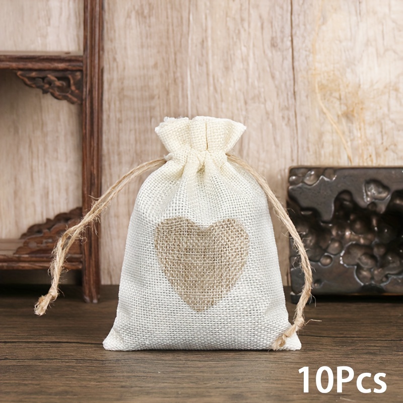 Jewelry Jewelry Bags Bunch Mouth Cotton And Linen Bags - Temu