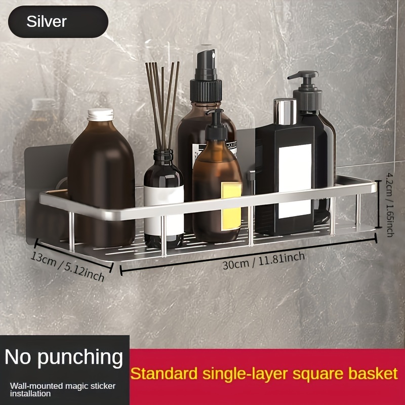 2/3 Layers Bathroom Shelf With Free Punching Wall Hanging Toilet
