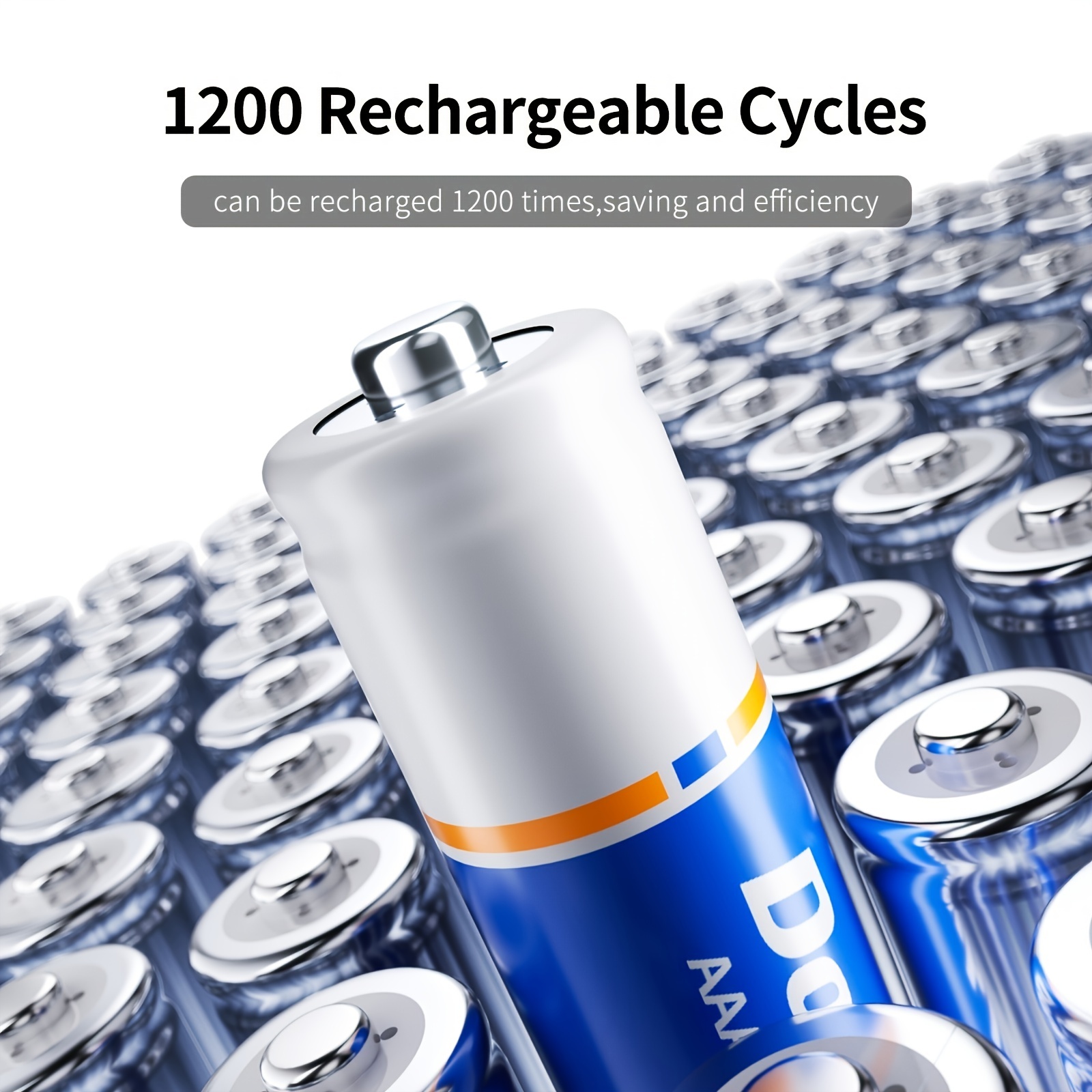 Piles Rechargeable AAA Lithium Ion Avec Chargeur USB Type C