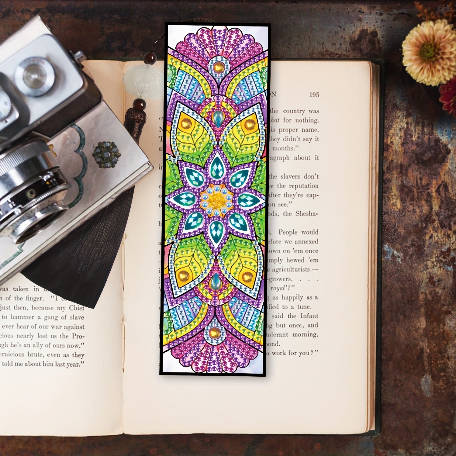 DIY Diamond Painting Bookmark 5D Special Shaped Diamond Art Mosaic