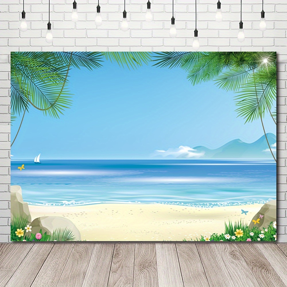 Beach Background - Temu