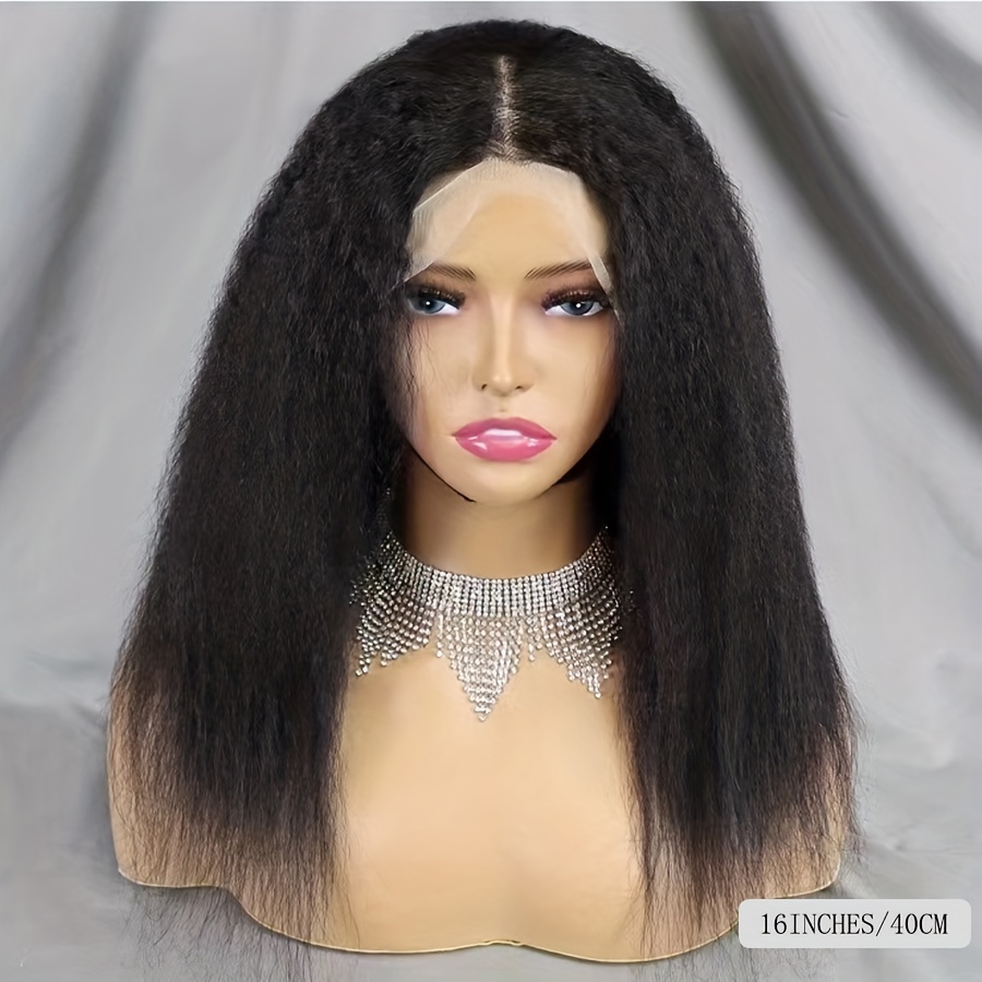 Short yaki hotsell lace front wigs