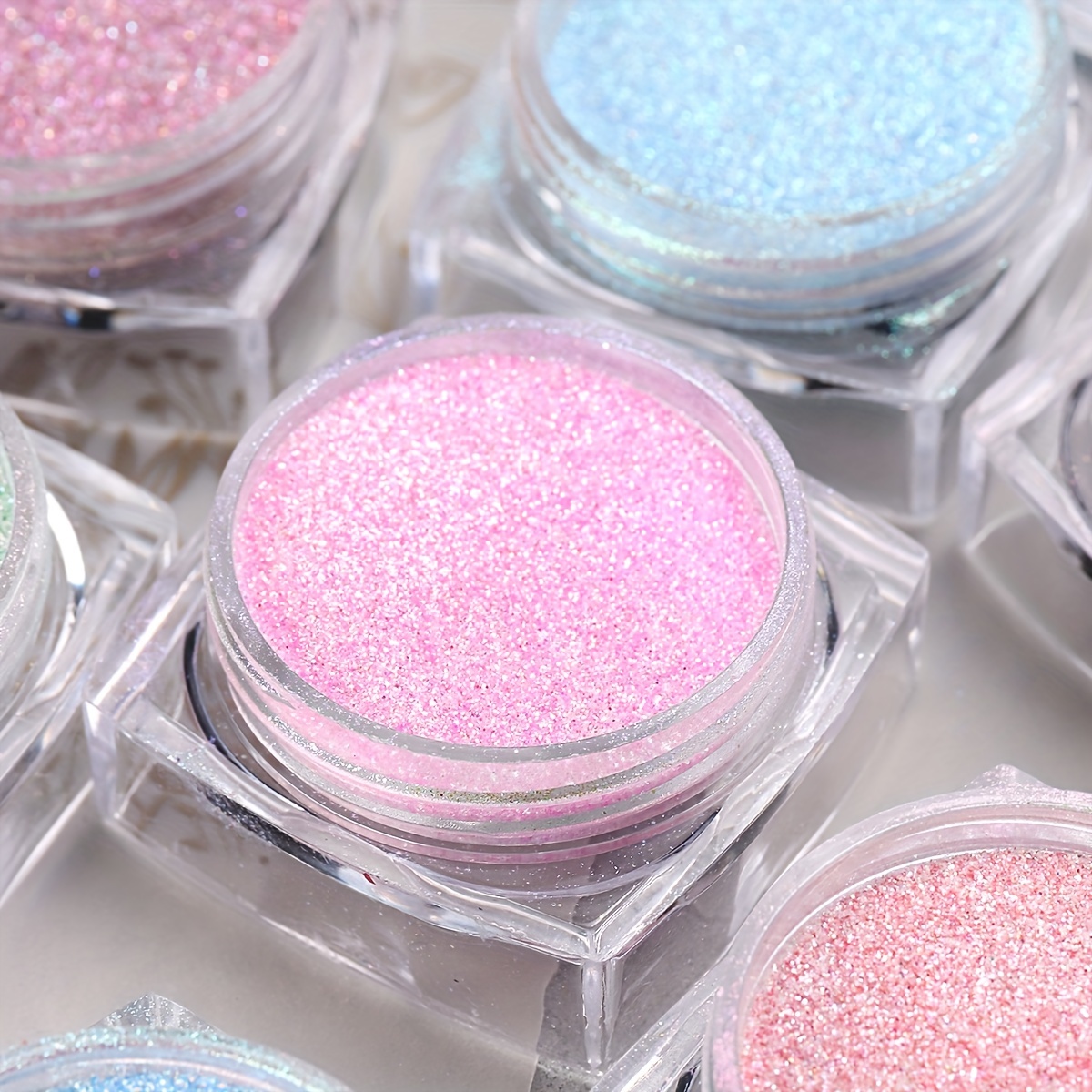 Riley-gunmetal and Pink Fine Glitter, Flakes Nail Dip Powder, Dip Powder  for Nails, Flakes, Nail Dip, Acrylic 2 in 1 Powder 