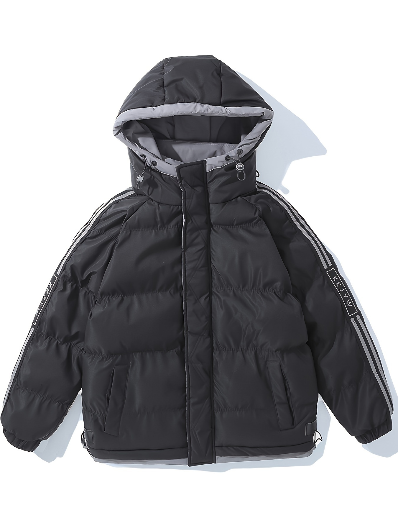 Abrigos de invierno para mujer, chaquetas parka de talla grande con capucha  de felpa gruesa y cálida