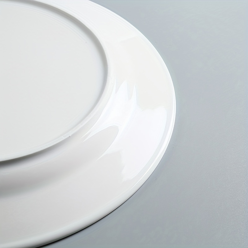 Charger Plate Ceramic Wedding Plate Round Flat Plate - Temu