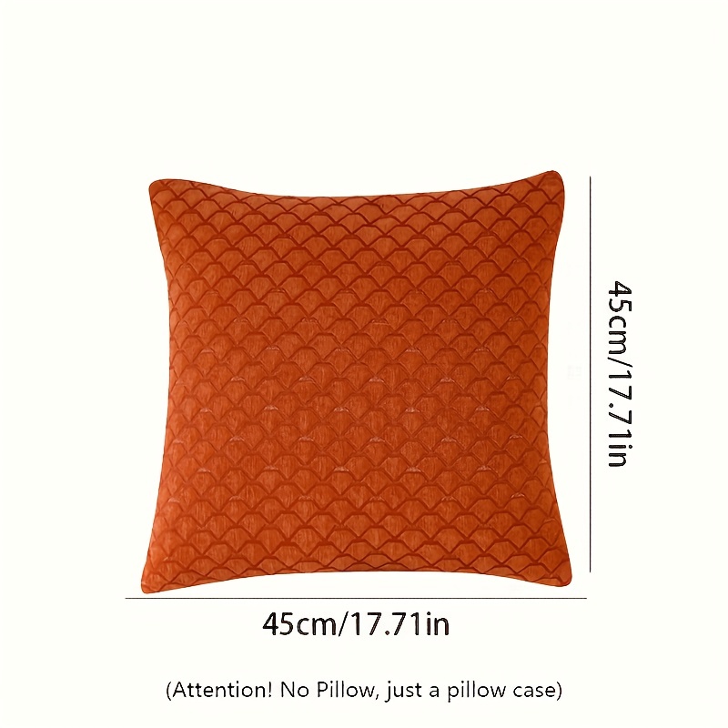 Fish scale outlet pillow