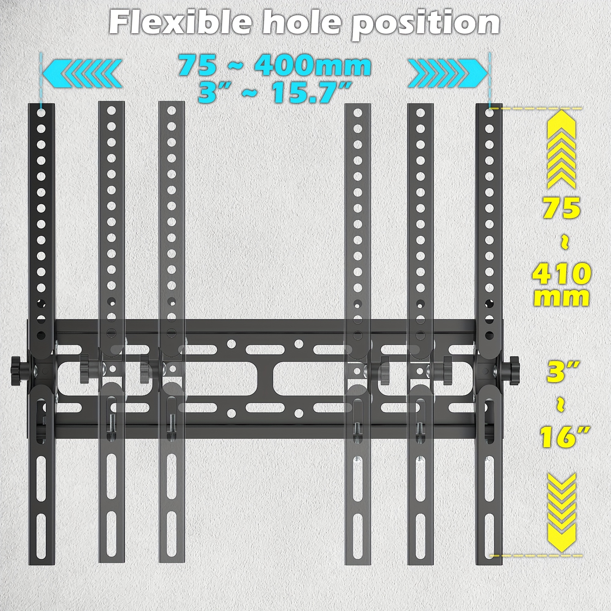 1pc Soporte De Pared Para TV De Perfil Bajo Para La Mayoría De Los