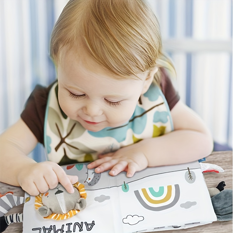 Livre en tissu Montessori pour Bébé