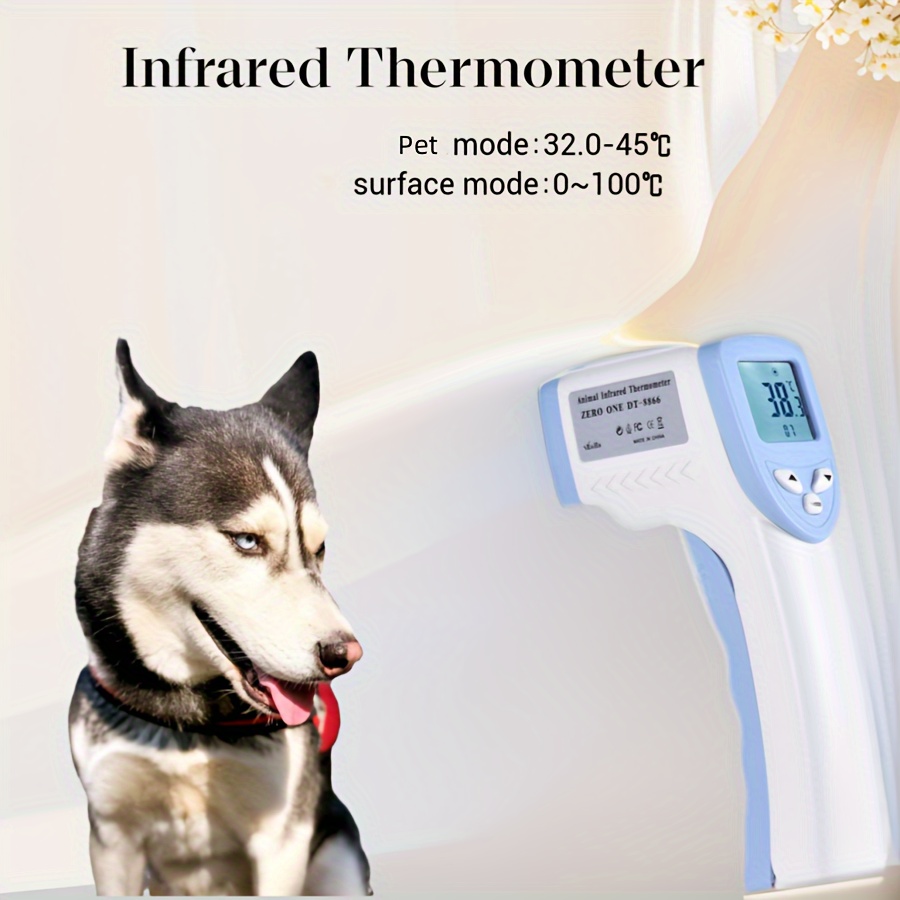Thermomètre infra rouge pour animaux