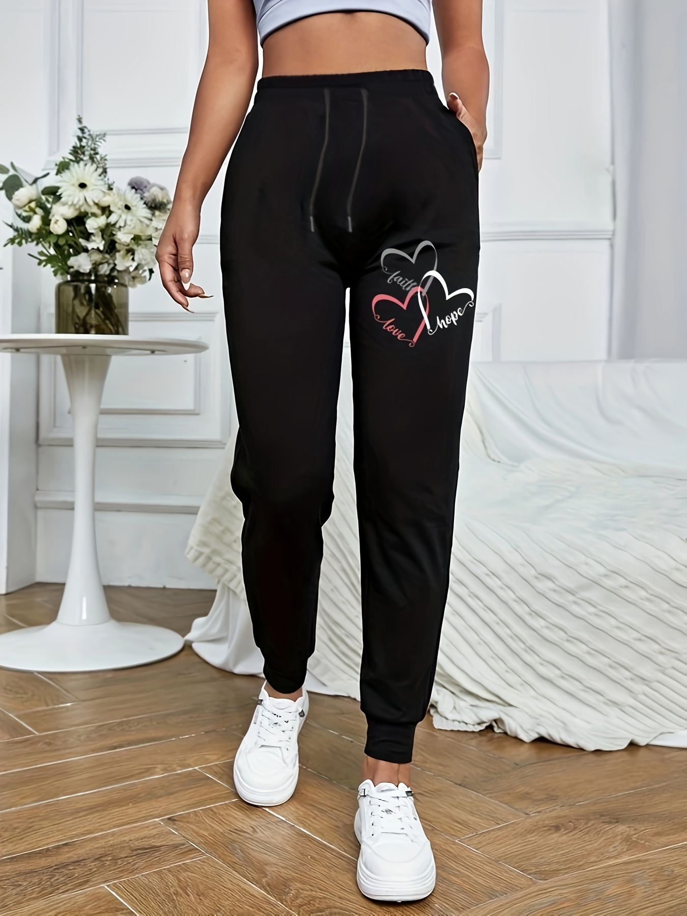 Women Joggers With Pockets - Temu