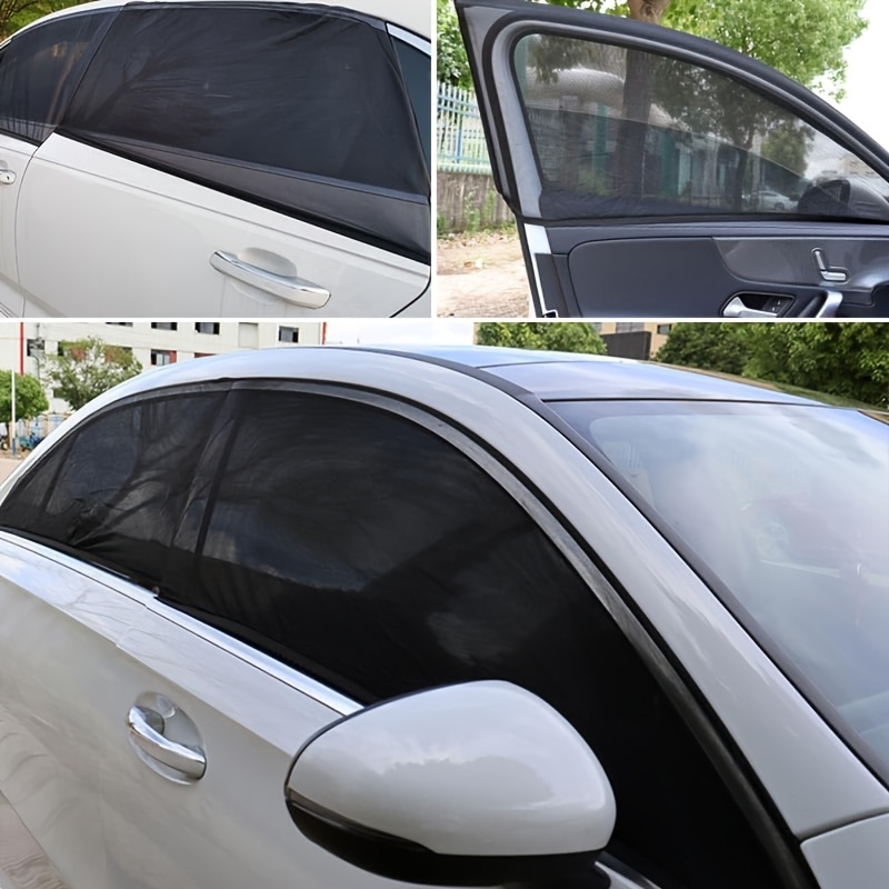 Pare-soleil universel pour vitres latérales de voiture, 2 pièces