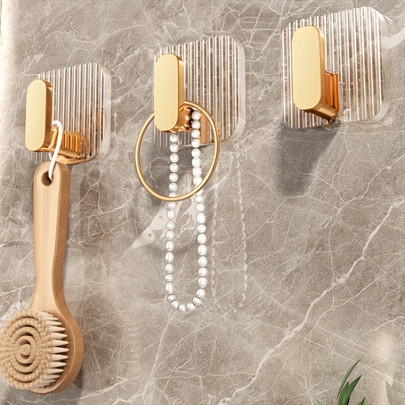 Acrylic Hooks Bathroom Traceless Adhesive Hooks Without - Temu