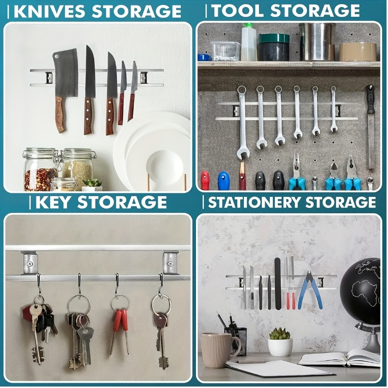 Knife Block Storage Kitchen Knife Stand Holder Stainless Steel 12