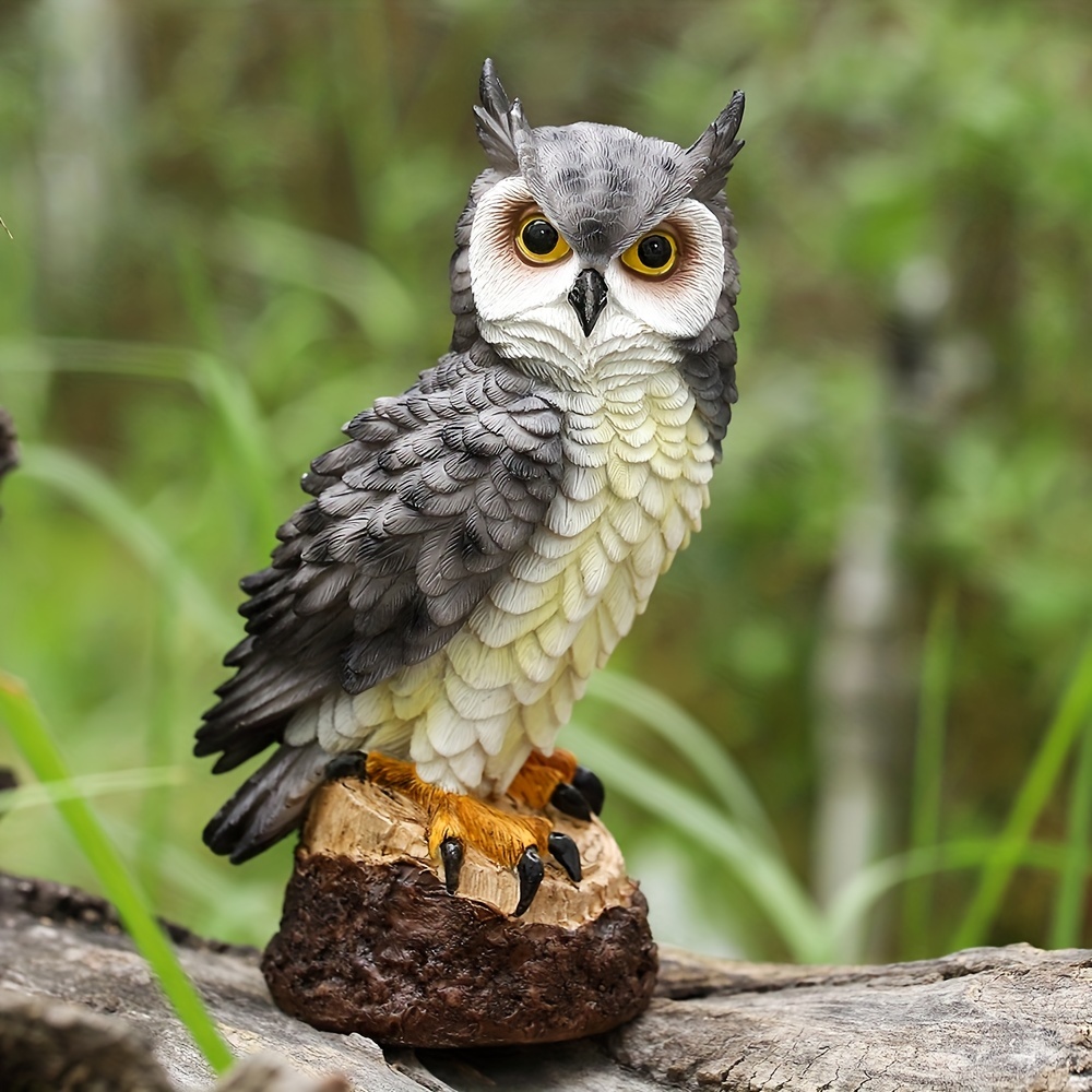 1pc Espantapájaros Volador Falcon Estatuas Pájaros Realistas - Temu Chile