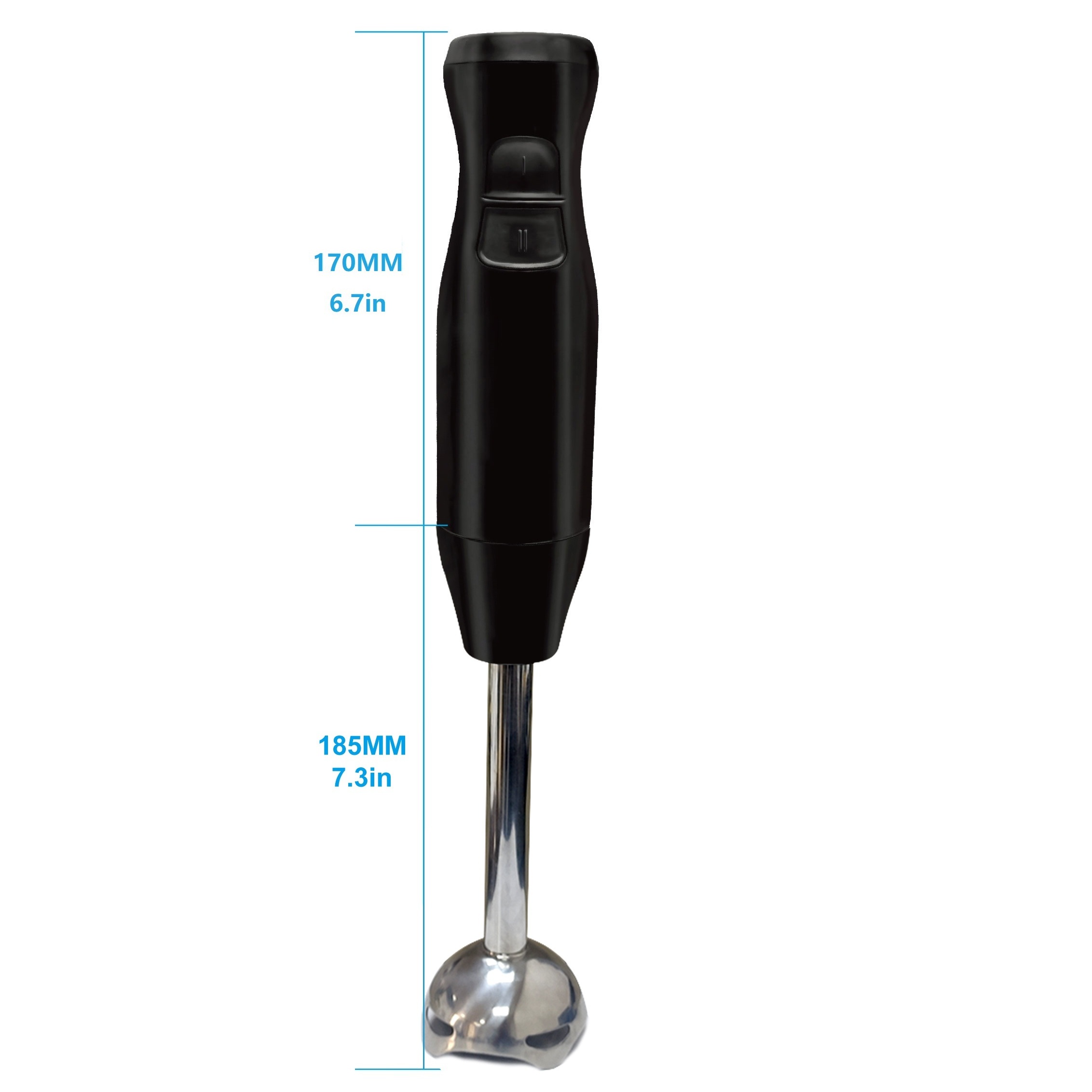 MixxoPure 4-in-1 High Power 1200W Immersion Hand Stick Blender Mixer, 6  Adjustable Speed, Comes with Chopper and Smoothie Blades, Stainless Steel  Ice Blades - Vysta Home