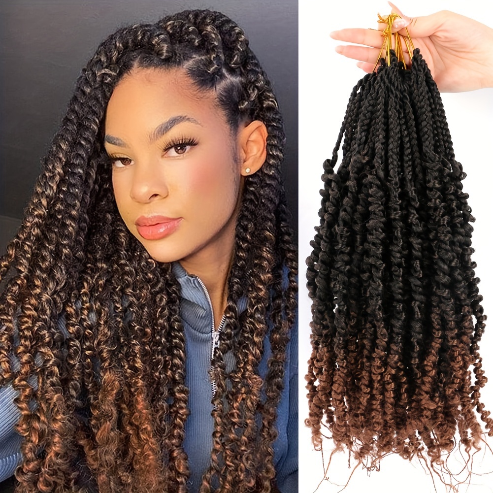 Twist Braid Curly Crochet Braids Curly Ends – HairbeautyCF