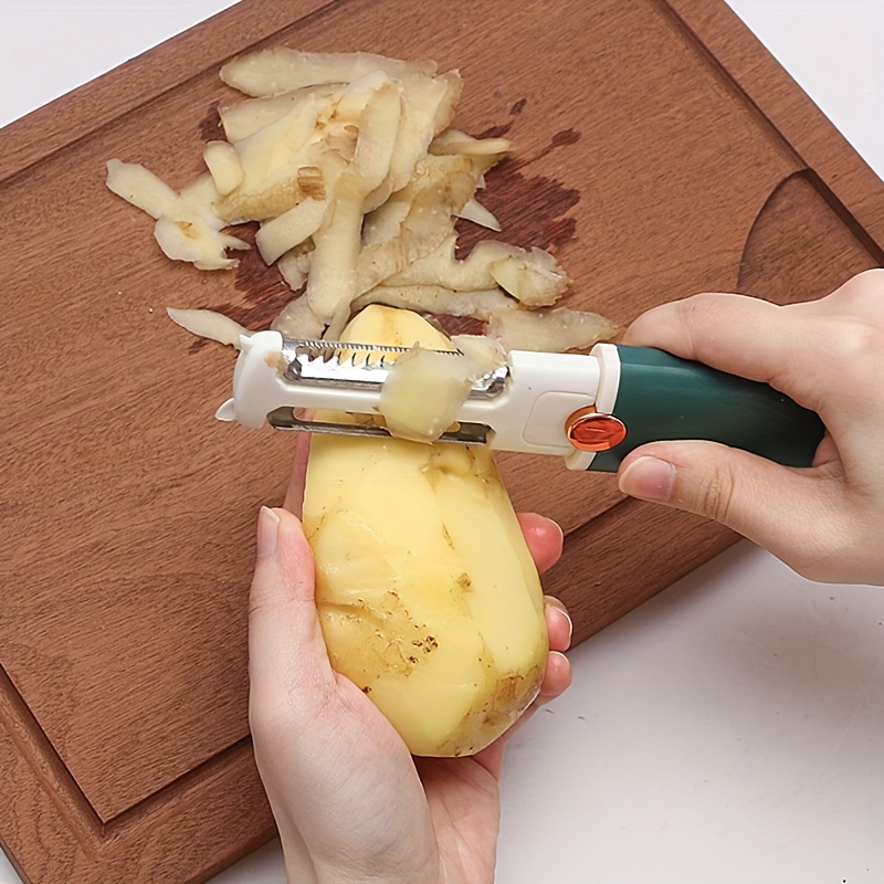 Fruit Peeler, Metal Vegetable Peeler, Potato Peeler, Fruit Cutter,  Multifunctional Vegetable Cutter, Reusable Melon Planer, Fruit Skin  Scraper, Kitchen Tools - Temu