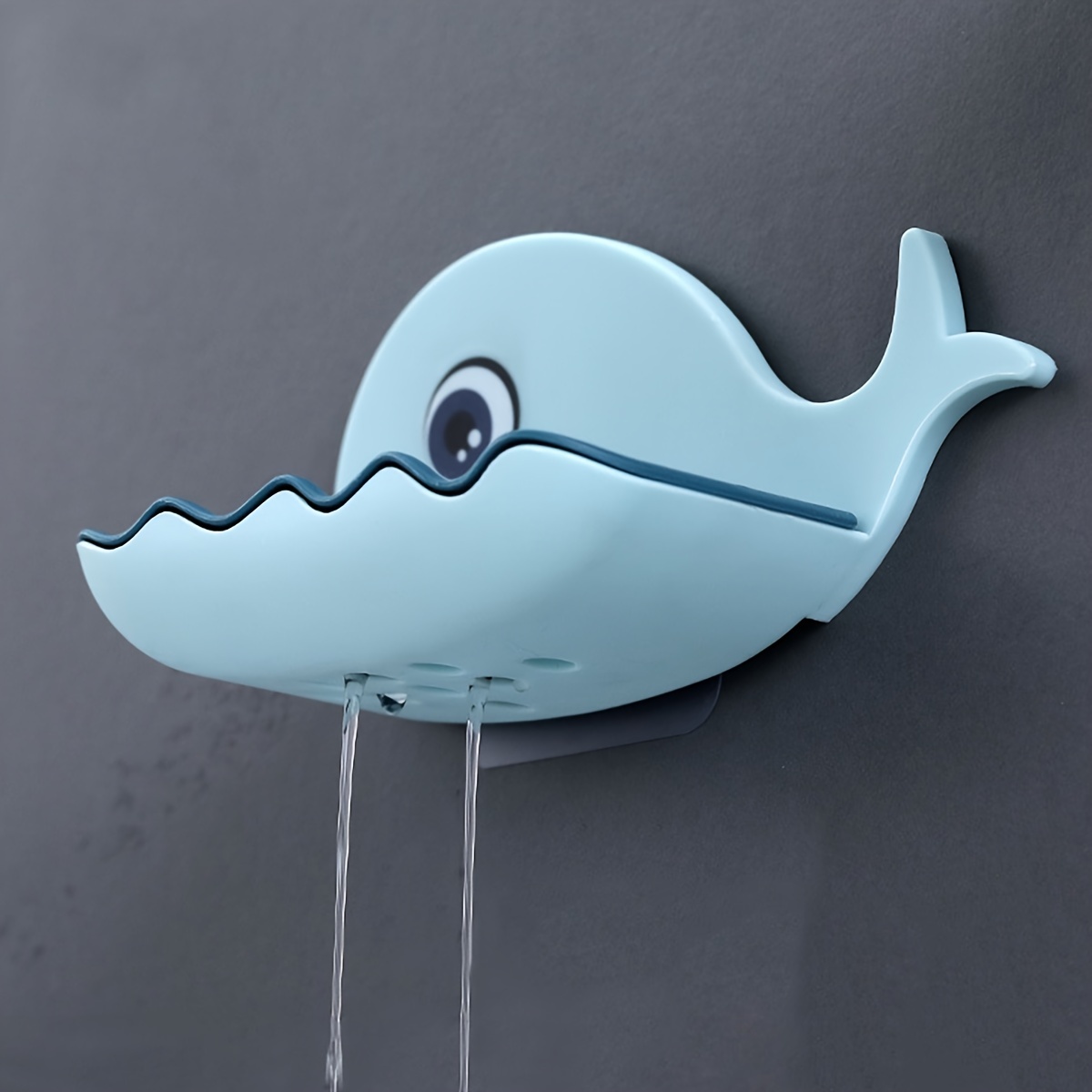 Cartoon Soap Dish with Self Draining for Shower Bathroom Kitchen