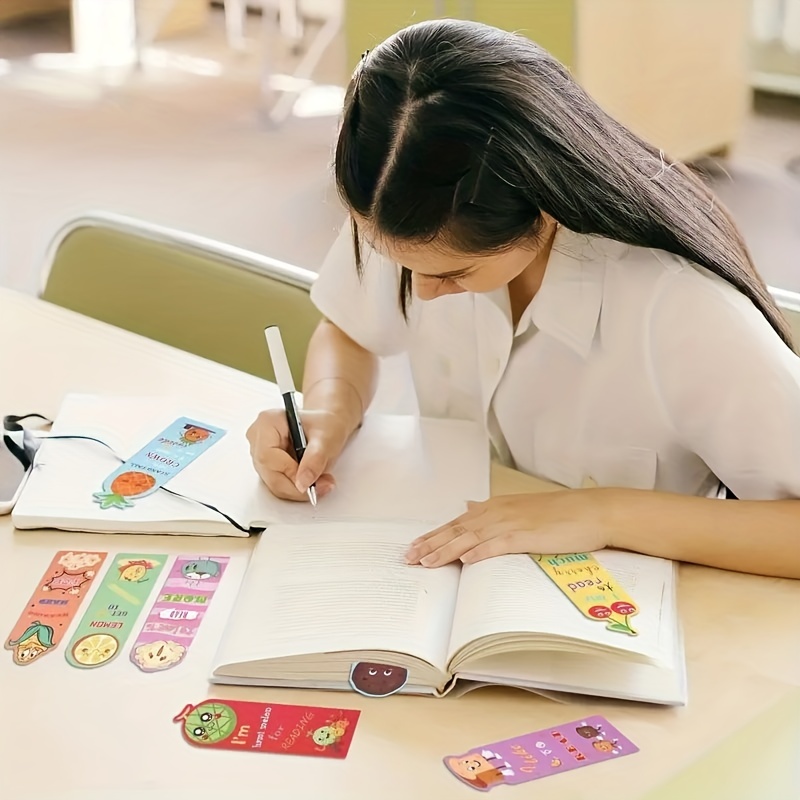 Fruit Scented Bookmarks + 10 Scented Pencils With Eraser + 1 - Temu