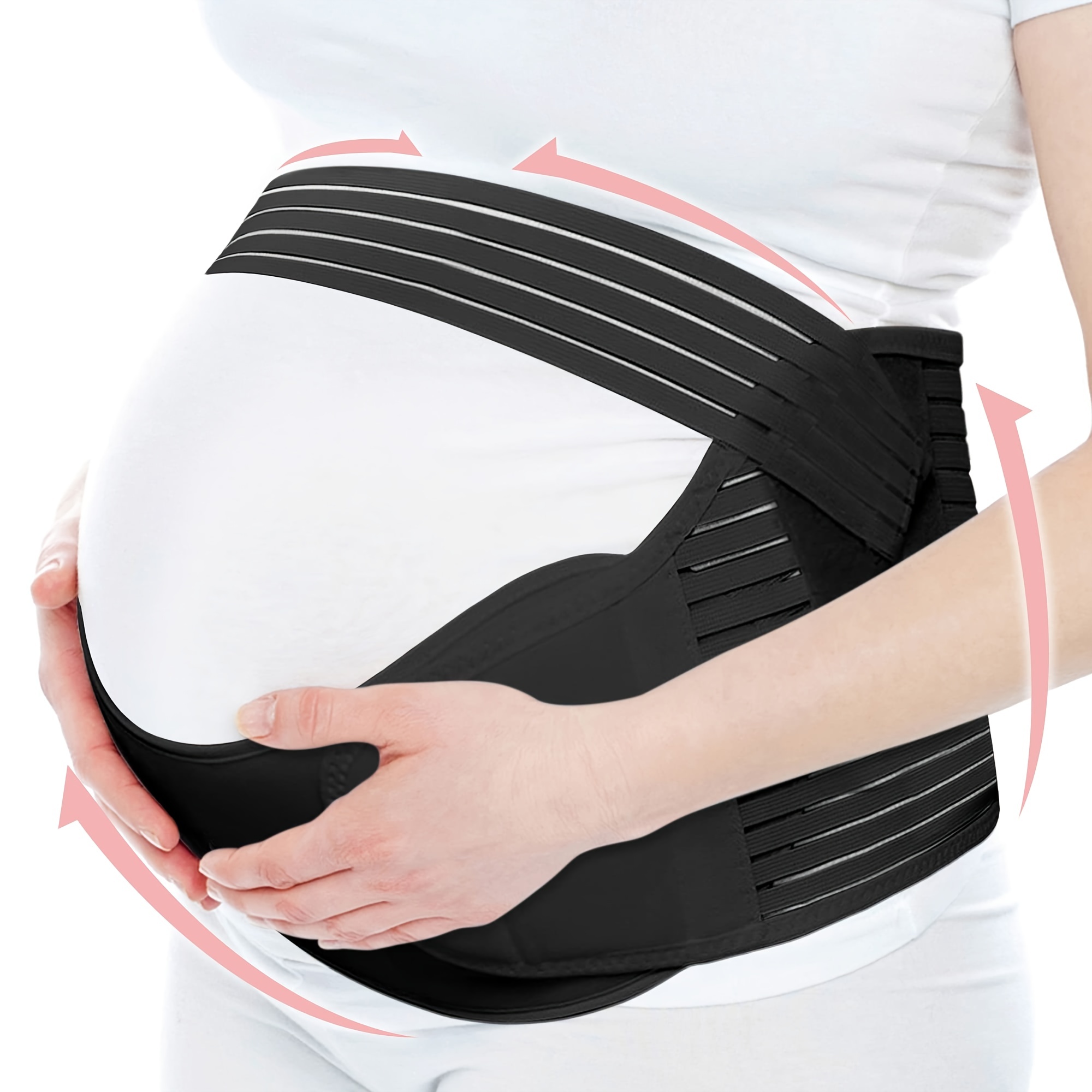 Maternity Back Support Belly Belt Comfortable Adjustable Pregnancy Support  Belts Band Abdominal Binder for Lower Back Pain & Postnatal Recovery Girdle